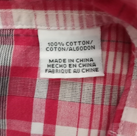 Barn Fly Mens Western Windowpane Plaid Button Down Shirt Size Large - Picture 6 of 12